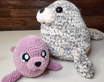 Seal Crochet Pattern, NOT A FINISHED ITEM, Amigurumi