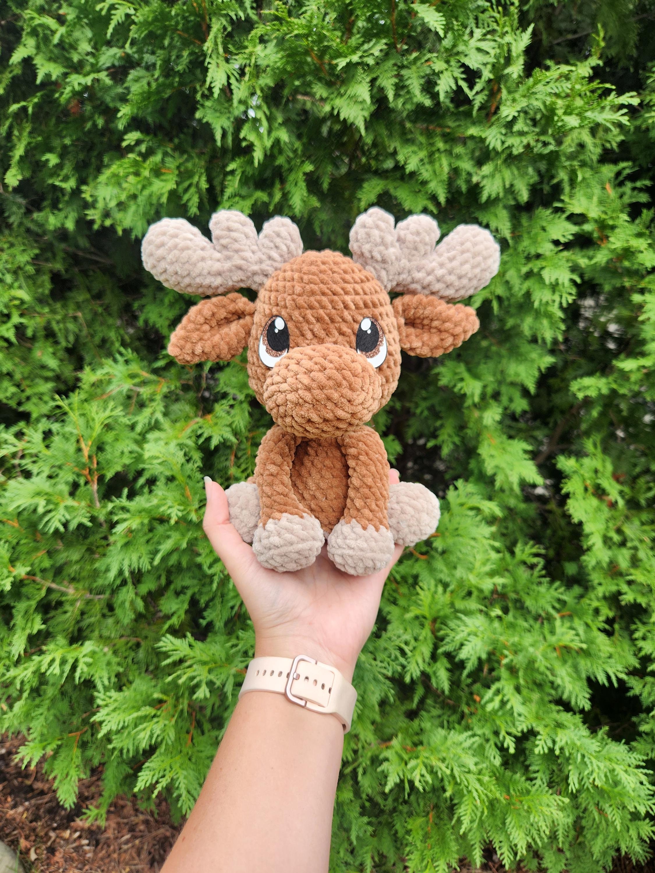 30 Moose Crochet Patterns: Woodland Amigurumi, Loveys, Plushies, and More 10 Milo the Moose Crochet Pattern