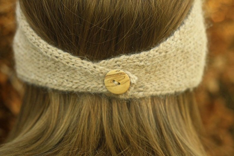 KNITTING PATTERN Honeycomb Headband Ear warmer image 4