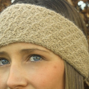 KNITTING PATTERN Honeycomb Headband Ear warmer image 1