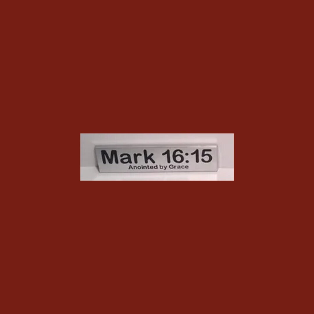 Scripture Emblem Mark 16:15 Chrome-plated Scripture Emblem - Etsy