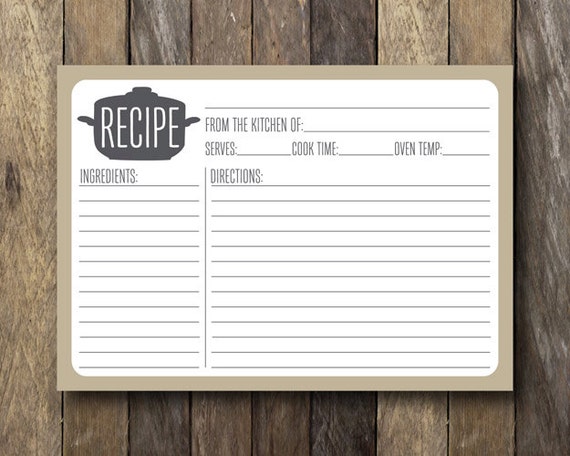 5x7 blank recipe card template for word 5x7 blank recipe card template for word