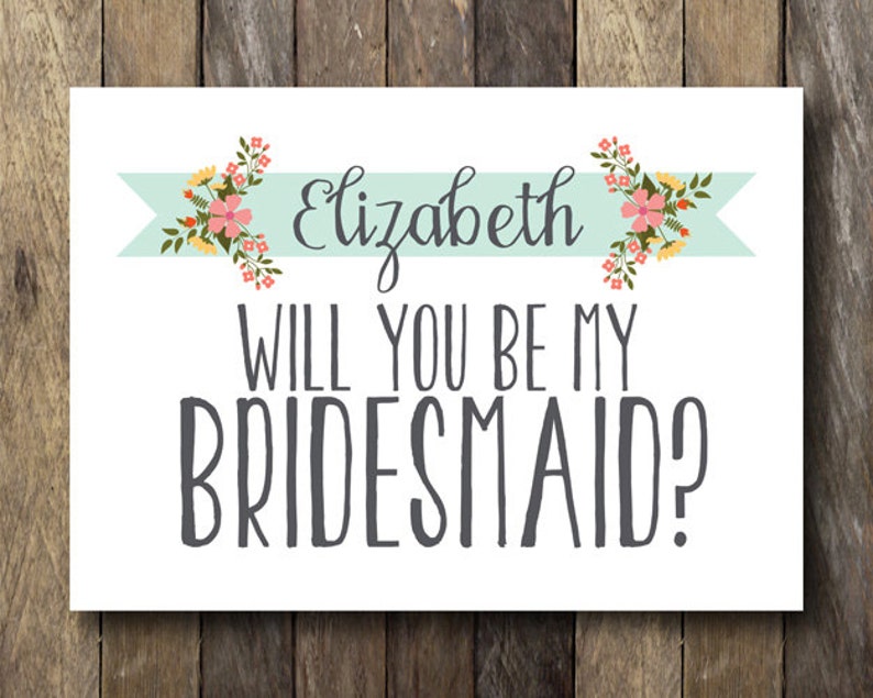 Bridesmaid Question Card - Printable Be My Bridesmaid Playing cards - Will On your own Be My Bridesmaid? Card - Inquiring Bridesmaid Card - Maid of Honor Proposals picture regarding Printable Bridesmaid Cards named Bridesmaid Question Card - Printable Be My Bridesmaid Playing cards - Will Oneself Be My Bridesmaid? Card - Inquiring Bridesmaid Card - Maid of Honor Proposals