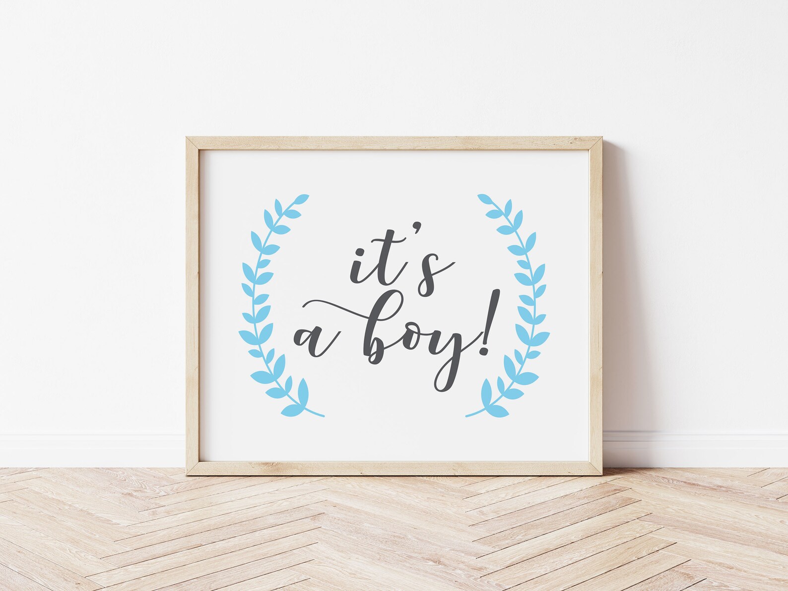 It's a Boy Sign Instant Download Printable Gender - Etsy