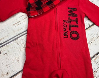 newborn footie onesie