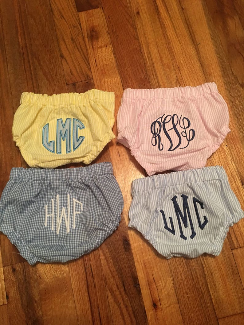 Baby Boy or Baby Girl Diaper Monogramed Diaper Covers Etsy