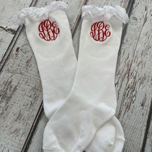 Monogram Knee-Highs