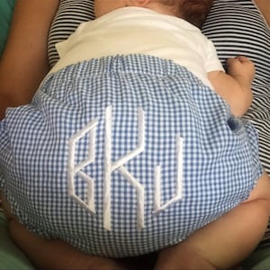 Baby Boy or Baby Girl Diaper Monogramed Diaper Covers, Appliqued Diaper Covers, Personalized Diaper Covers 3-12 Months  Baby Boy/Girl Gift