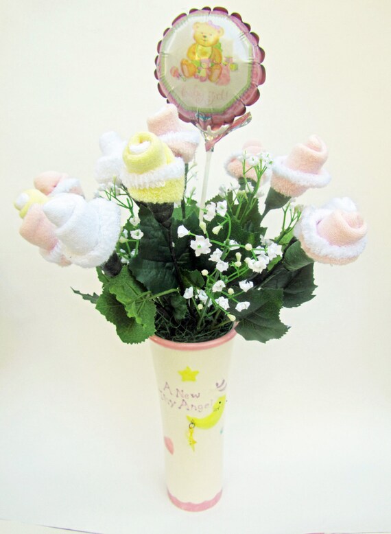 baby socks flowers