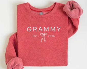Personalized Grammy Sweatshirt, New mimi gift, Grammy Gift, Birthday Gigi Shirt, great grandma gift, Custom grandma crewneck