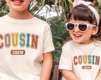 Cousins Crew Shirts, Cousin Vacation Gift, Cousin trip tshirt, kids cousin tshirt, Cousin Matching tee, Big Cousin