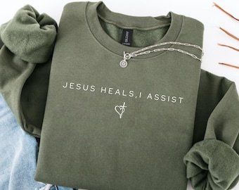 Christian Nurse Gift, Christian Nurse Shirt, Faith RN Tshirt, Bible Verse Shirt, inspirational healthcare gift, religious gift for women