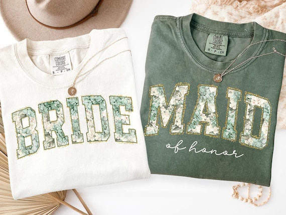 Maid Of Honor Shirt, Bridal Party Comfort Colors® Shirt, mother of groom bride, Bridesmaid Proposal Gift, sage green bridal