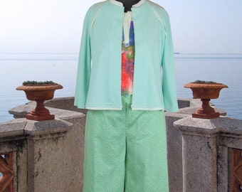 Culotte, pants skirt, patterned, Lisabon. Size 40