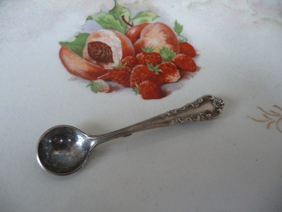 Sterling Silver SPOON Brooch/PIN! Darling Petite … - image 1