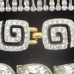 Swarovski Crystal Bracelet~Stunning! Perfect/Blingy/Original Felt Bag/Marked/Gold Metal