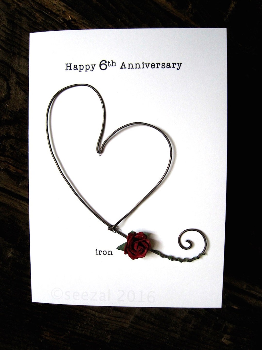 Lustige 6. Hochzeitstag Karte – 'You're So Sweet' Zucker-Design, Für Ehemann Oder Ehefrau