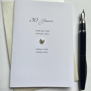 20 jaar jubileum Ik hield toen van je, hou nog steeds van je, zal dat altijd zijn geweest Echtgenote Echtgenoot Soulmate Celtic 19e 21 22 30 Cadeau Afmeting 15 x 10,5 cm