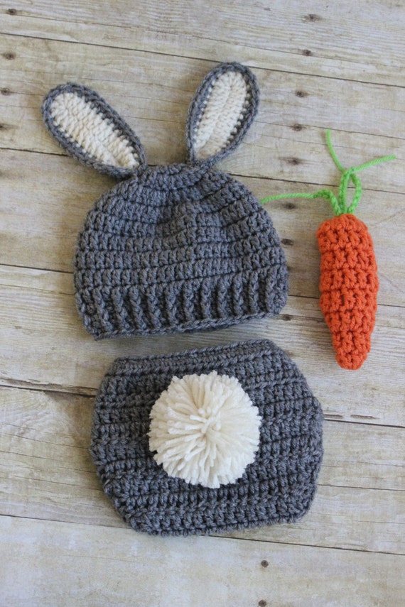 Crochet newborn hat hotsell and diaper cover