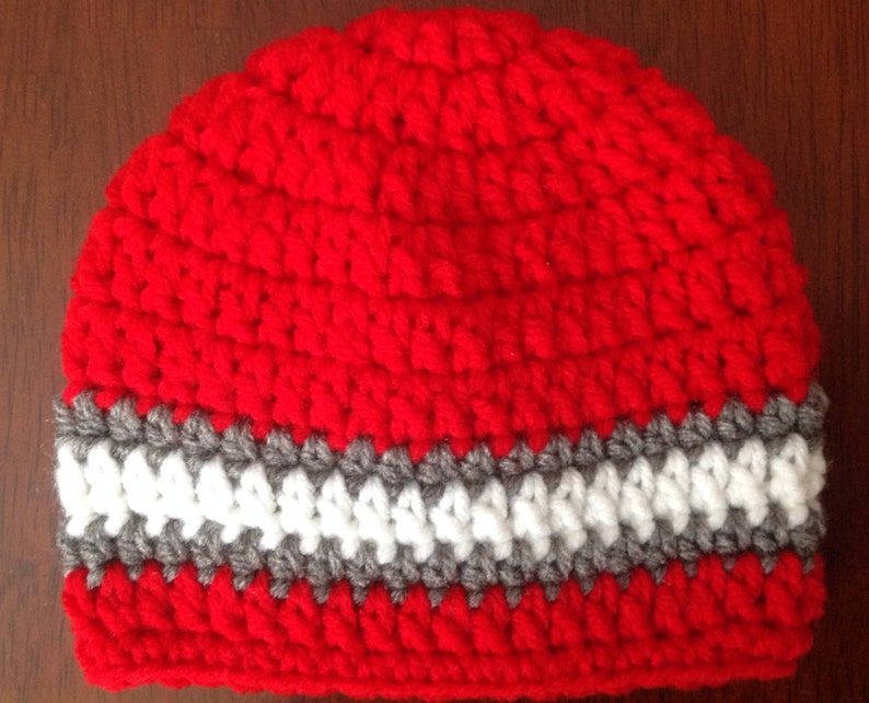 Valentine's Day Crochet Hat Heart Beanie Boys Valentine | Etsy