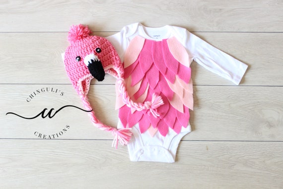 flamingo newborn outfit