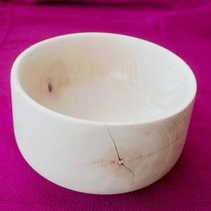 Hand gedraaide Ash bowl, GRATIS UK P &P & P