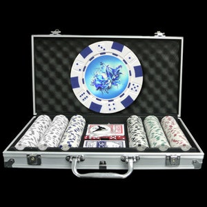 300 Premium Custom Poker Chip Set - Great Personalized Holiday Gift!