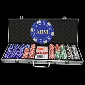 500 jetons de poker personnalisés - Super cadeau de Noël!