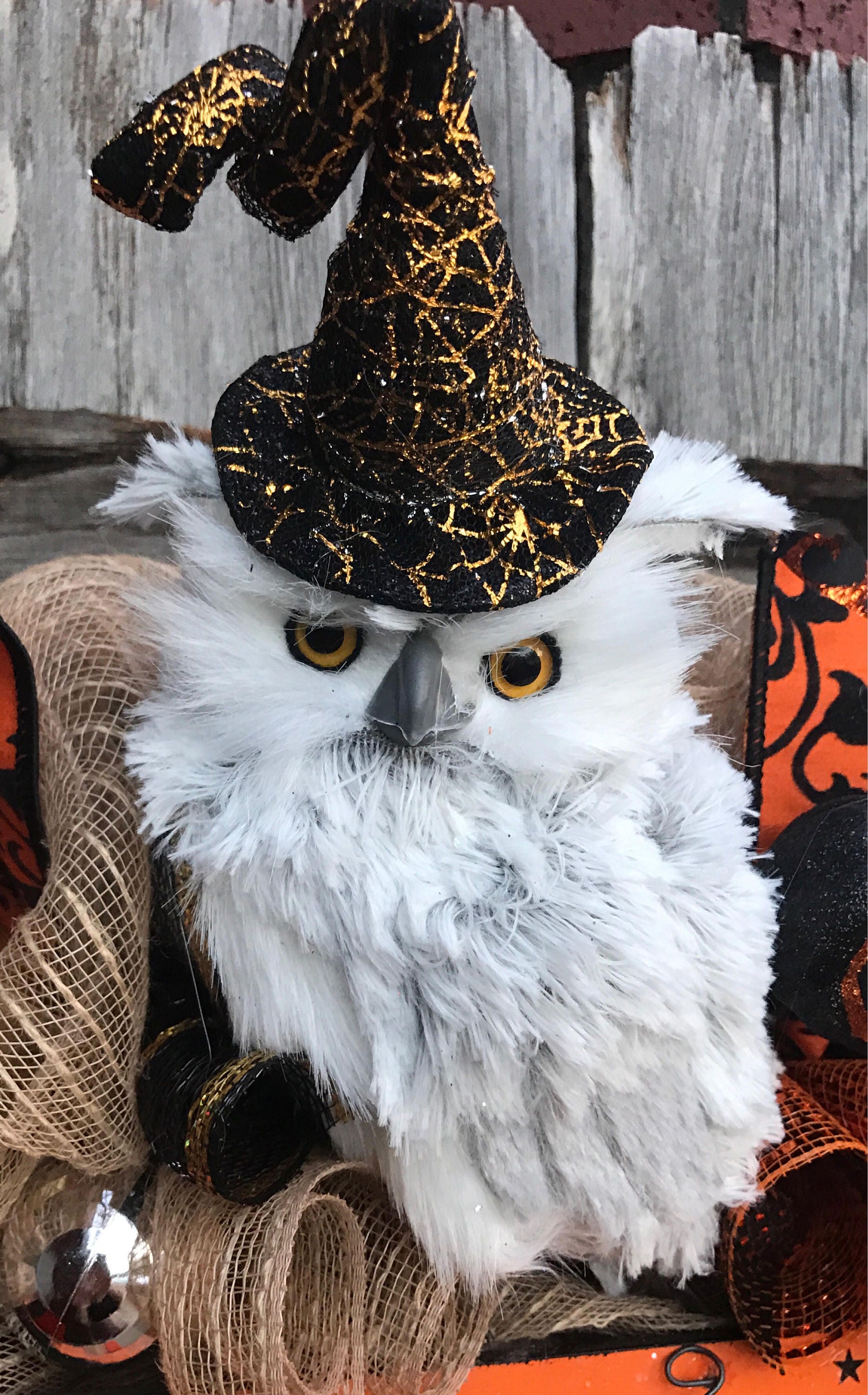 Halloween Owl Wreath Halloween Wreath Owl Wreath Fall Wreath 