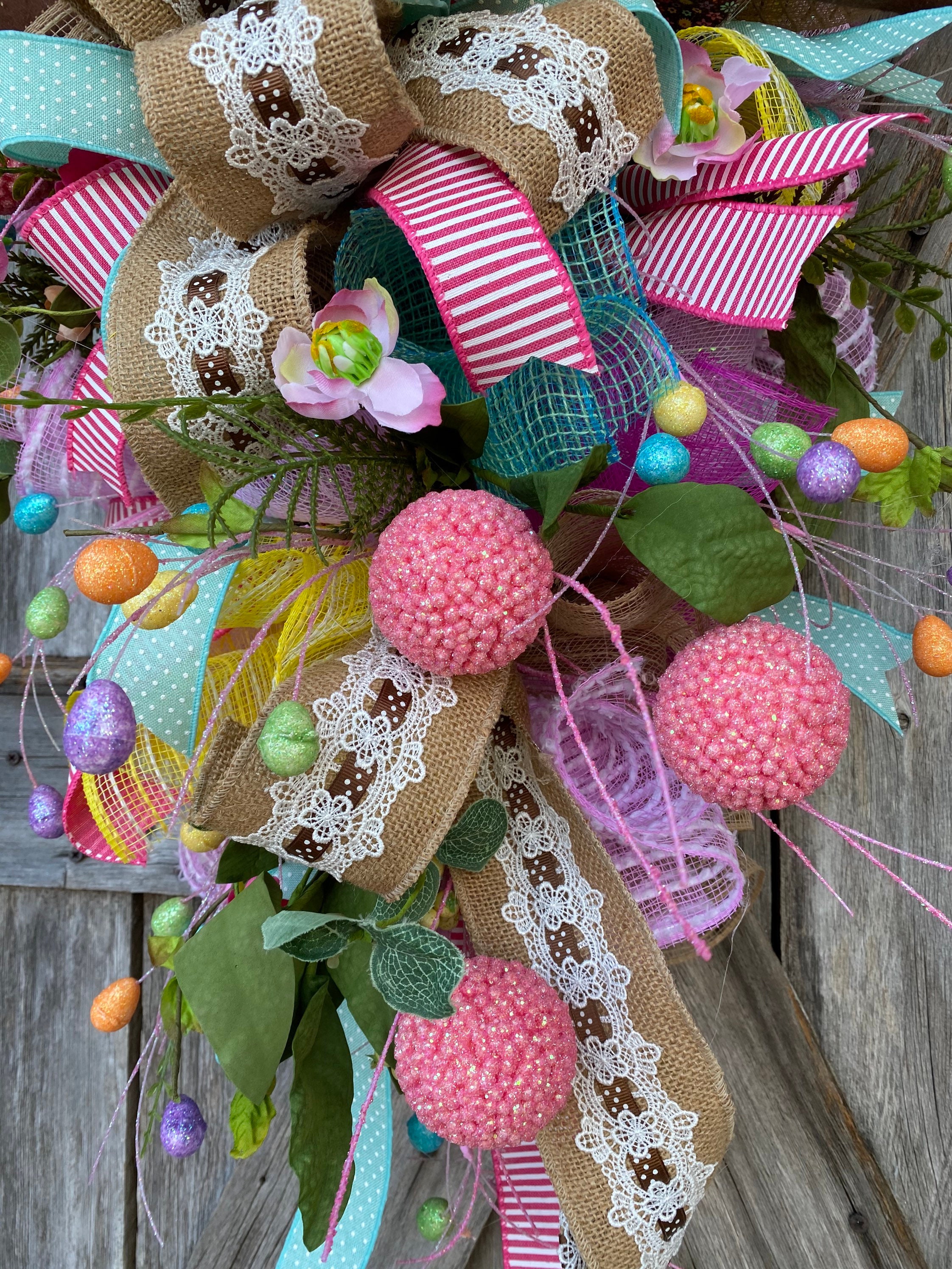 Bunny Wreath, Bunny, Easter Party, Spring Wreath, Easter Wreath, Easter