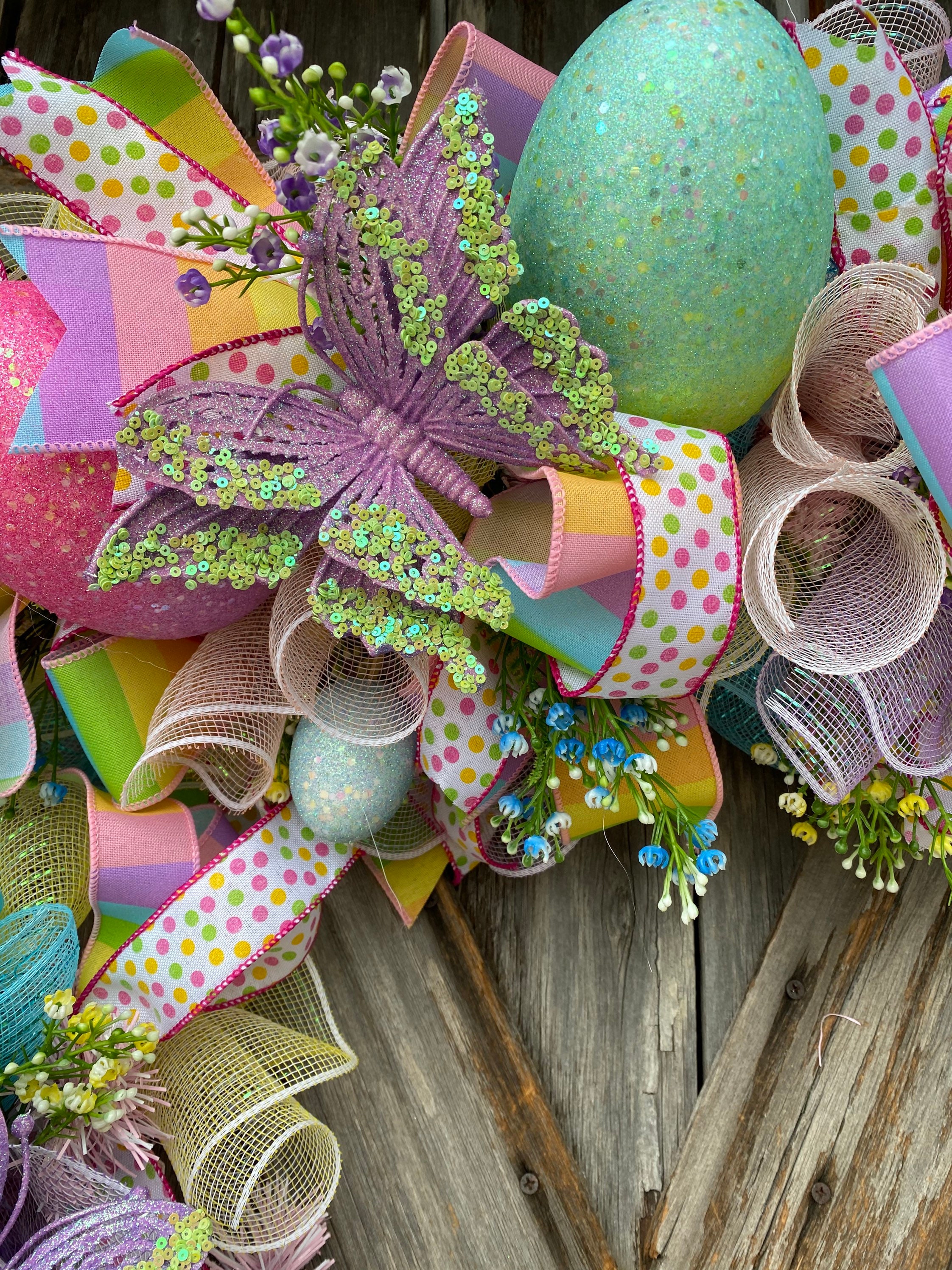 Spring Garland, Easter Garland, Easter Front Door, Spring Front Door