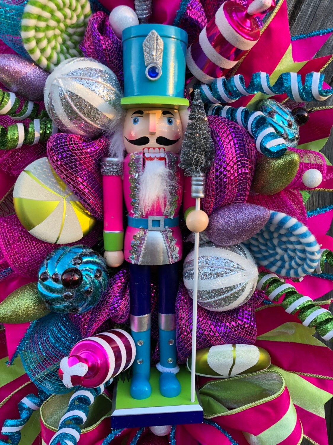 Nutcracker, Nutcracker Wreath, Christmas Wreath, Holiday Wreath