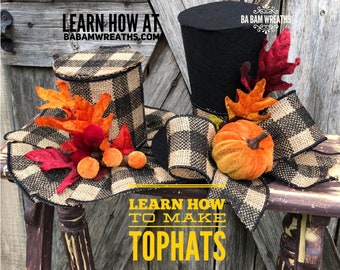 How To Video, How To Top Hat, Top Hat Tutorial, Top Hat Pattern