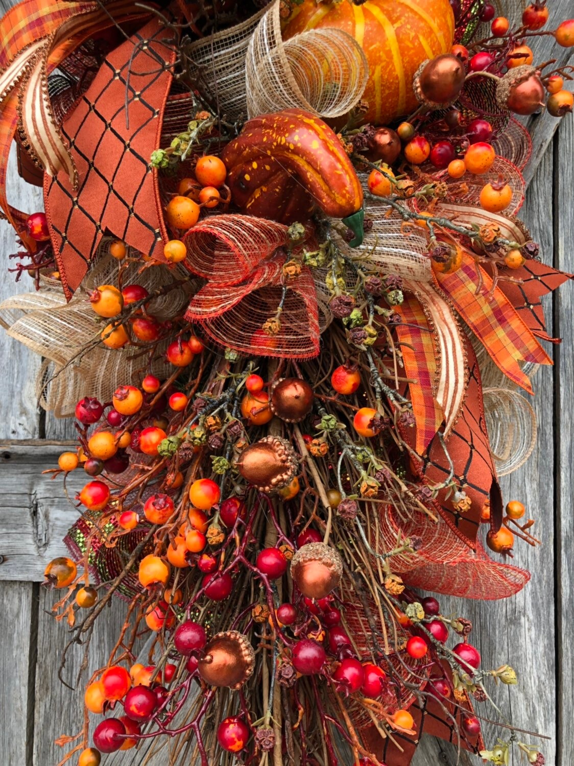 Fall Wreath, Fall Swag, Autumn Swag, Autumn Wreath, Rustic Fall Wreath