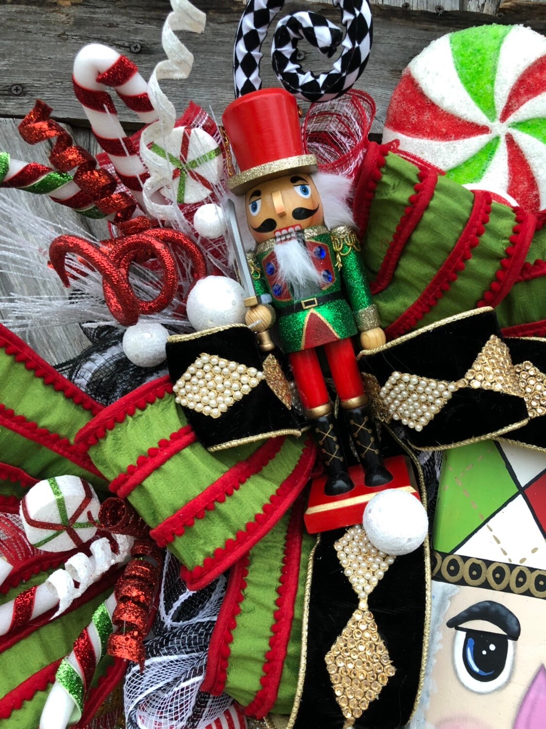 Nutcracker, Nutcracker Wreath, Christmas Wreath, Holiday Wreath