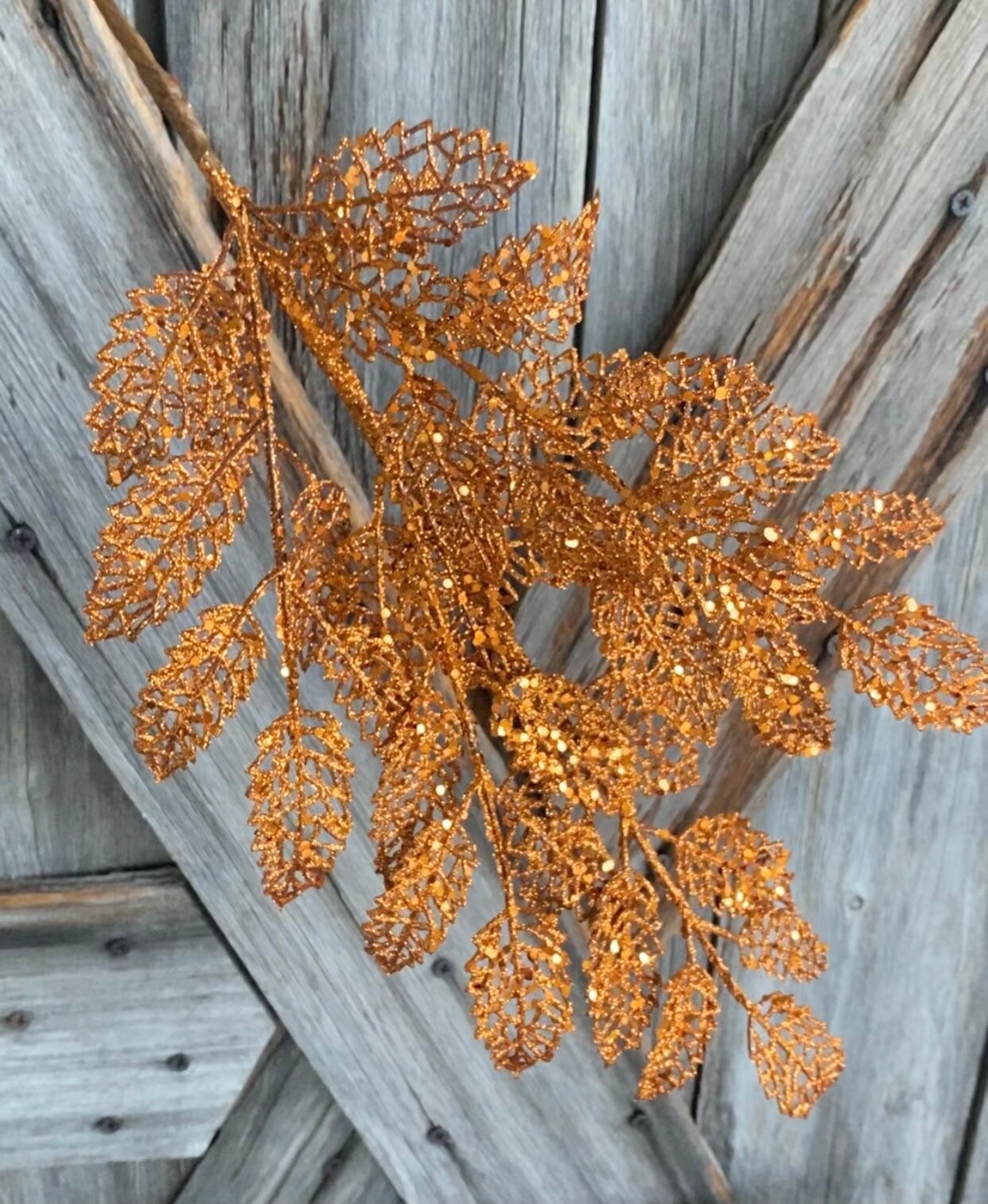 Orange Leaf Glitz Spray