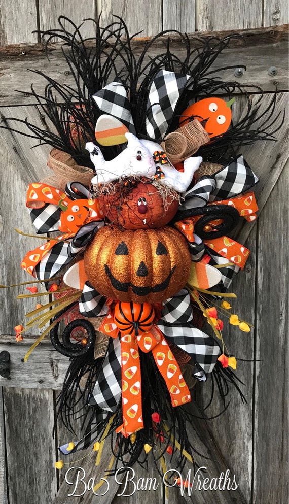etsy halloween wreaths