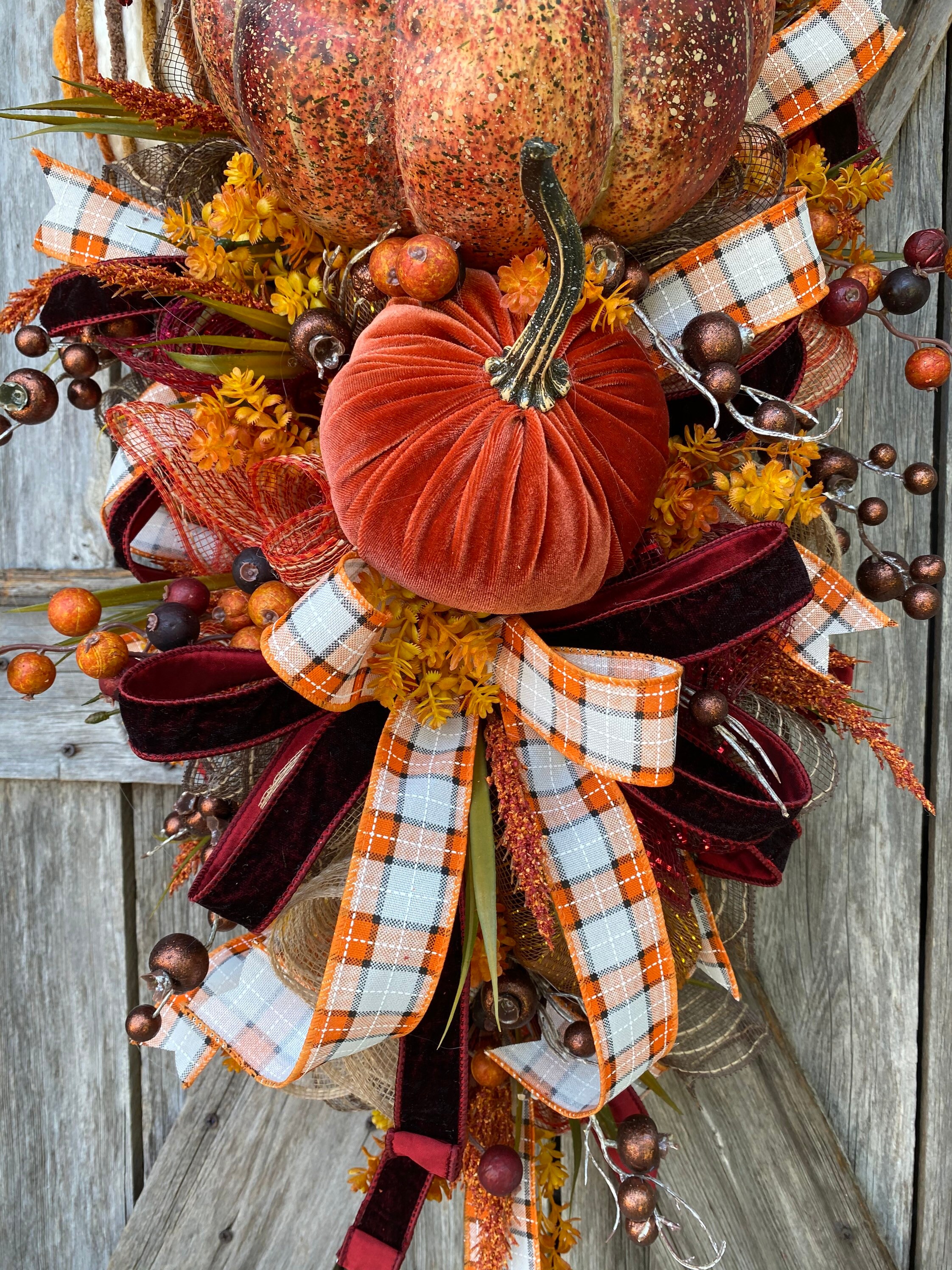 Fall Swag, Autumn Swag, Fall Wreath, Autumn Wreath, Rustic Fall Wreath
