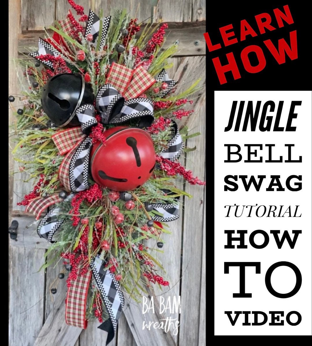 How To Video, How To Wreath, Wreath Tutorial, Christmas Wreath, Jingle