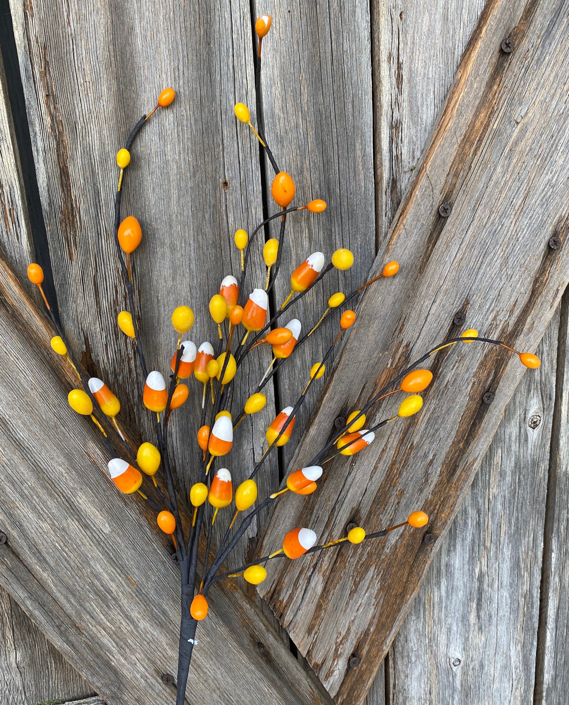 Candy Corn Spray, Wreath Supply, Floral