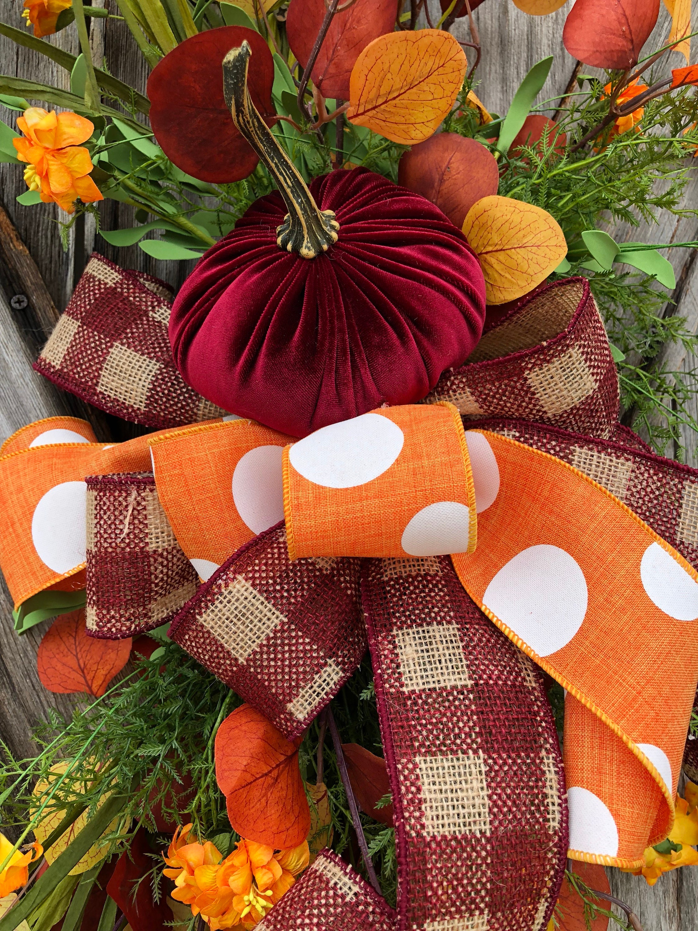 Fall Swag, Autumn Swag, Fall Centerpiece, Autumn Centerpiece, Autumn Floral