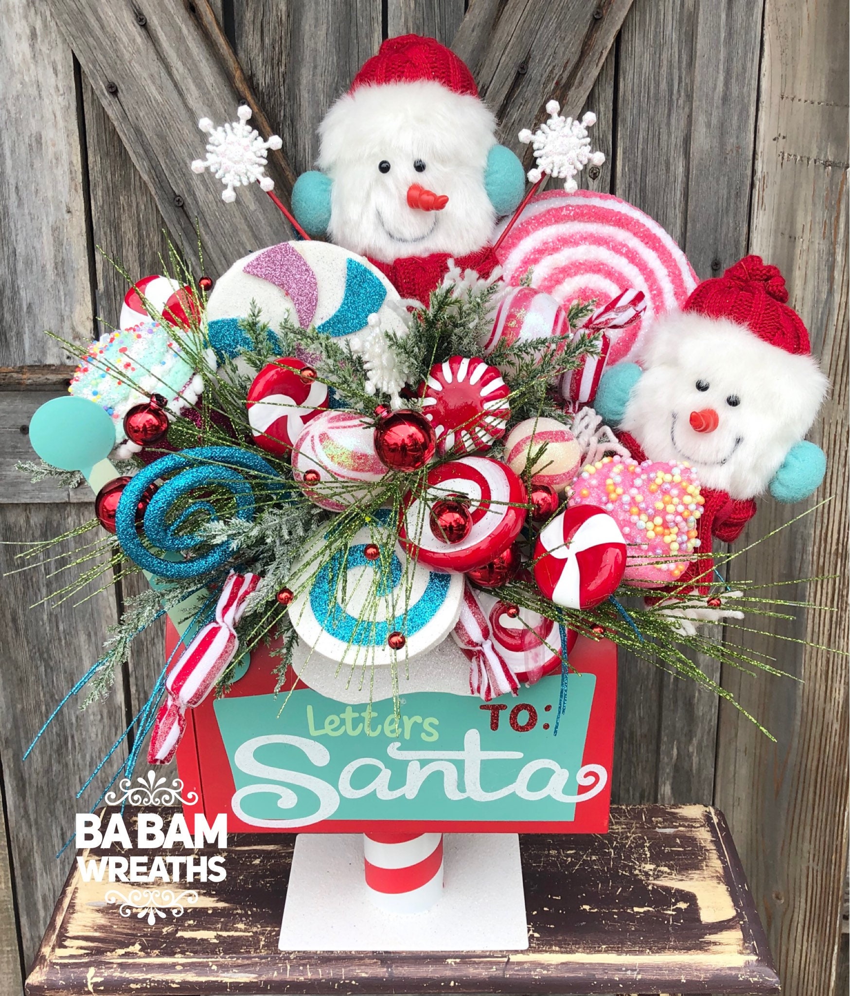 Candy Land Centerpiece, Christmas Centerpiece, Christmas Decor