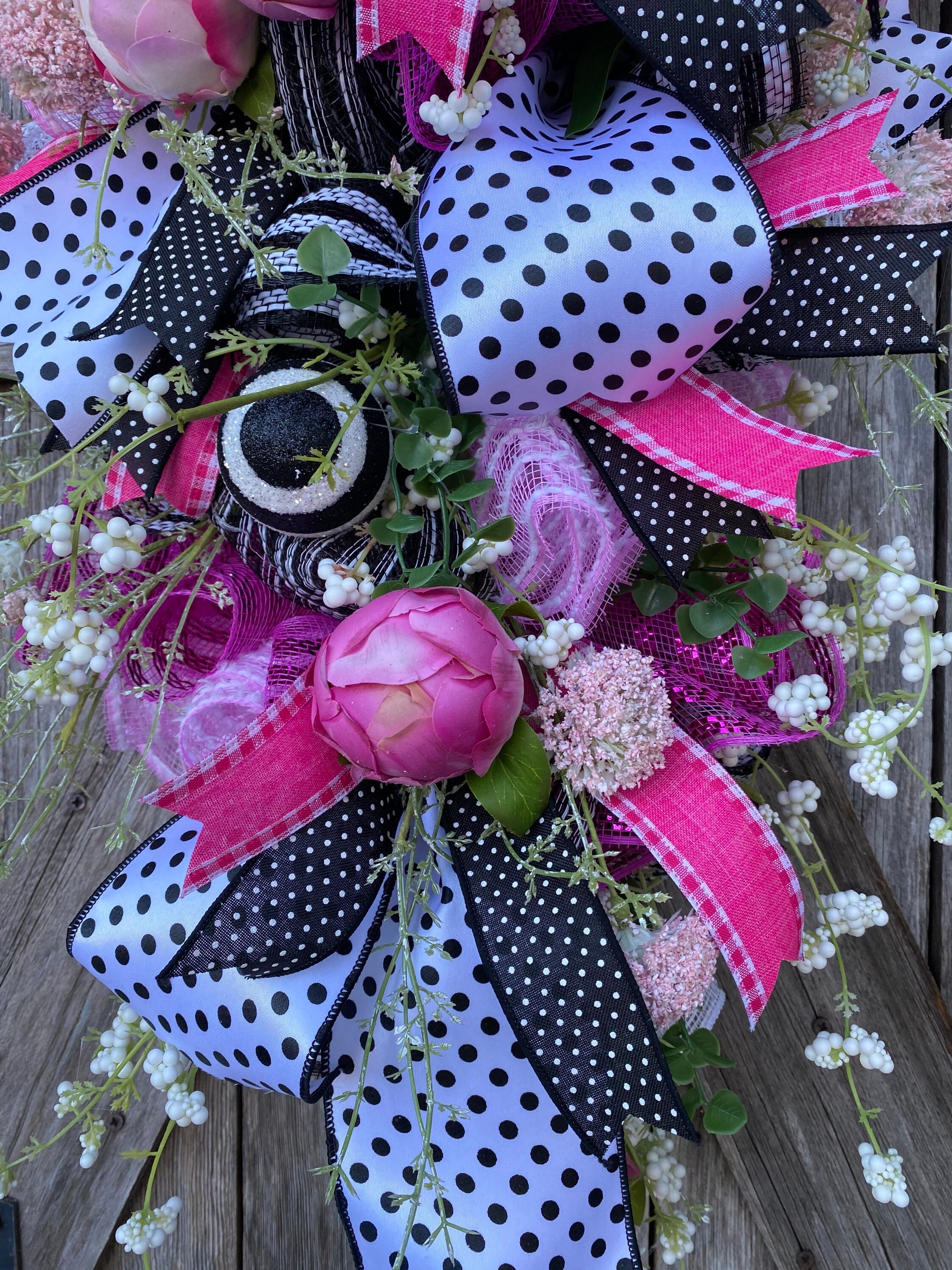 Summer Wreath Floral Wreath Modern Decor Door Hanging Wreath for