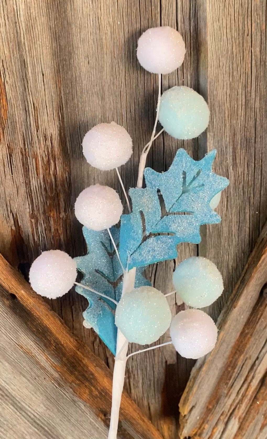 Mint Ball Leaf Spray , Wreath Supply, Floral