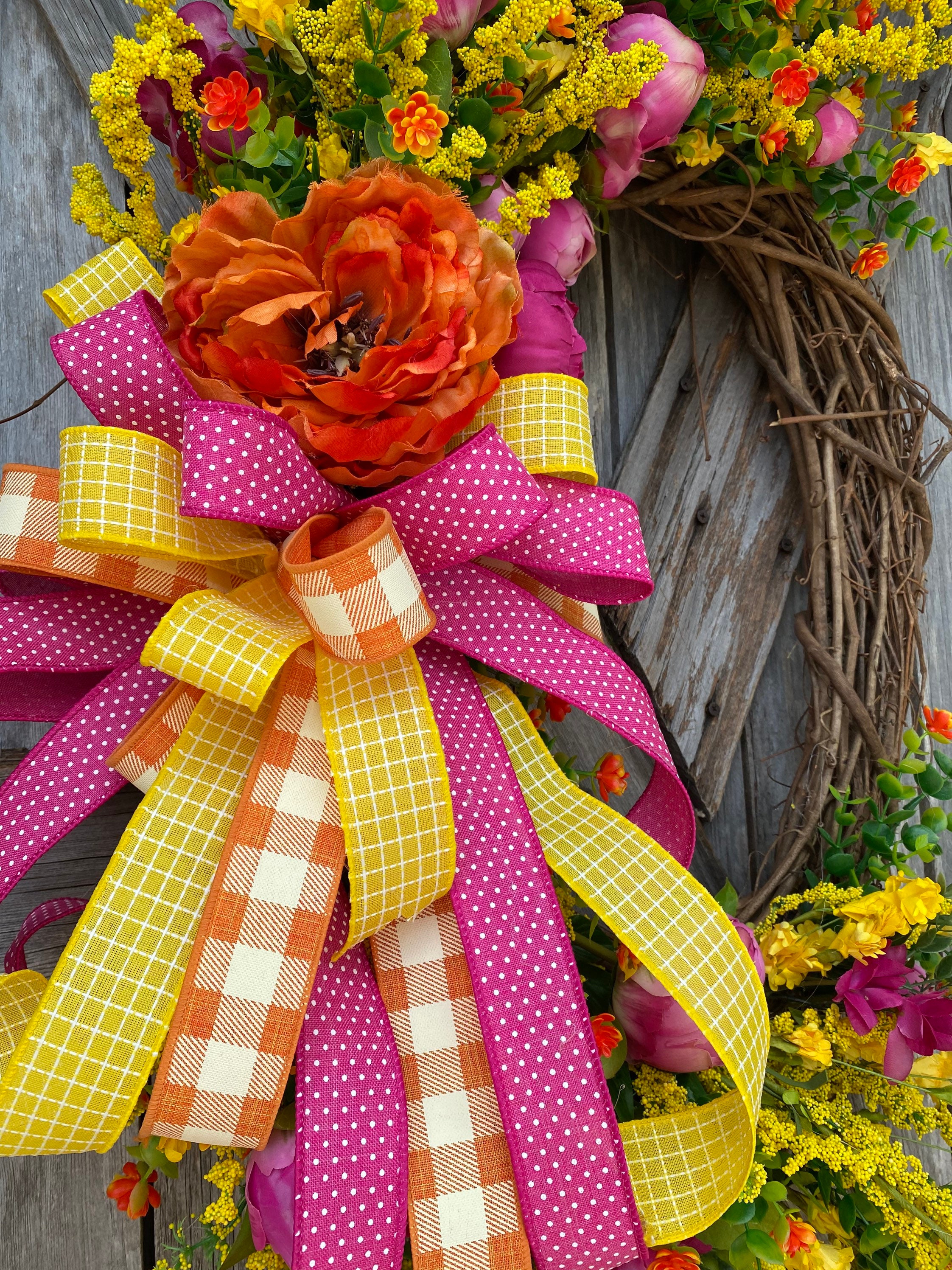 How To Make A Summer Wreath For Your Front Door How To Make A Summer Wreath For Your Front Door