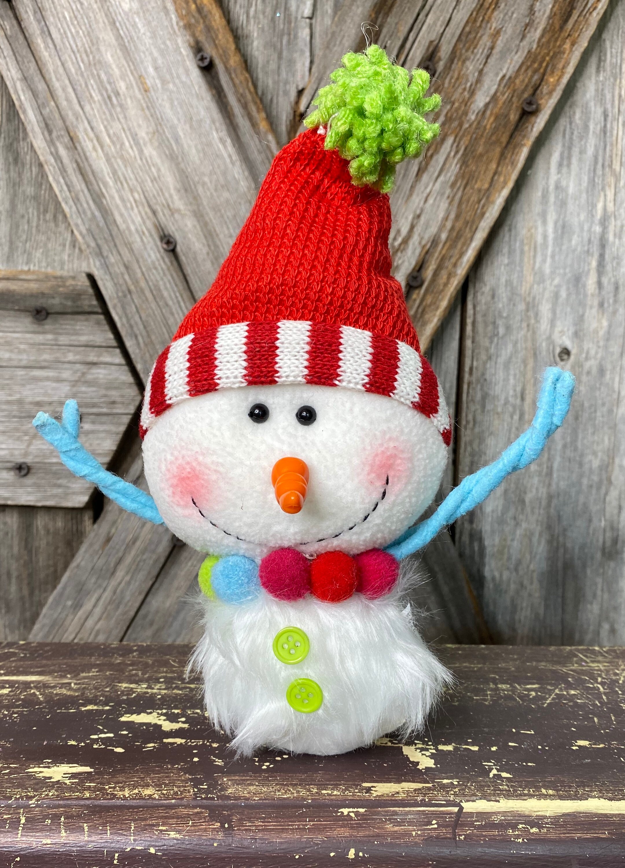 9 Inch Plush Snowman
