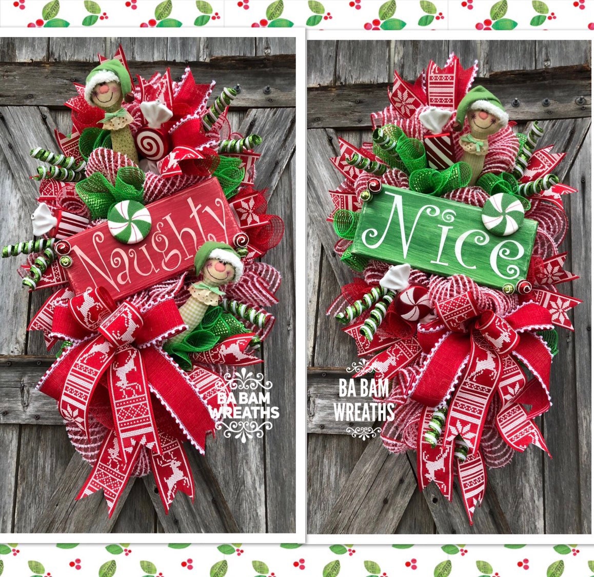 Double Doors Christmas Christmas Wreath Christmas Swag