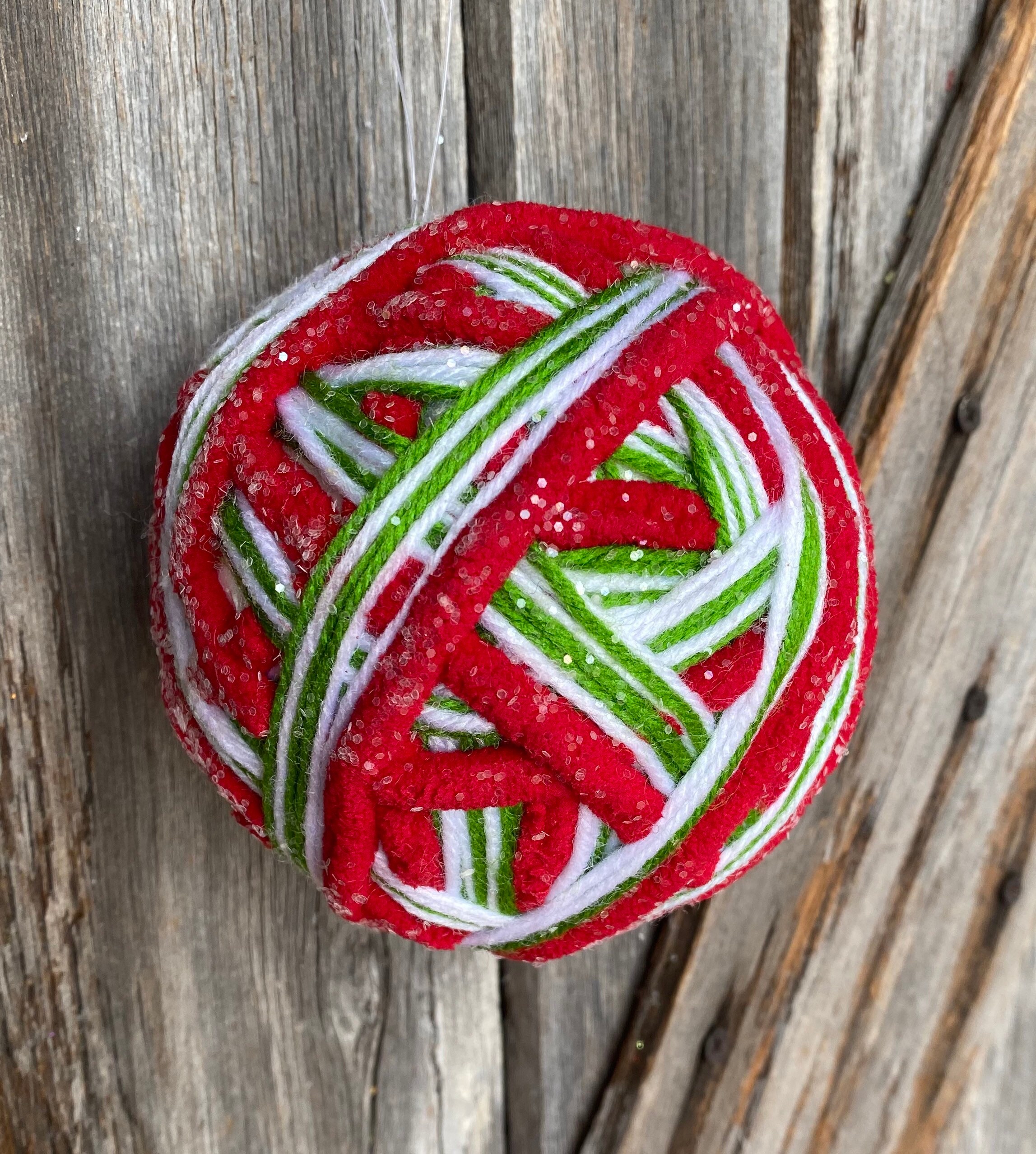Red Yule Ball Ornament