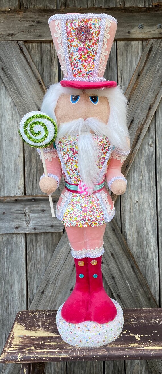 LARGE Sprinkle Candy Nutcracker Etsy