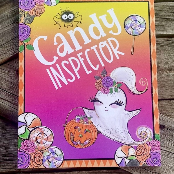 Candy Inspector, Halloween Sign, Halloween Decor, Halloween Wall Art